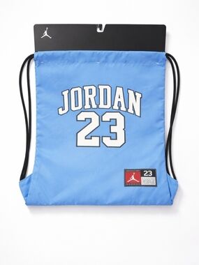 Jordan Blue Drawstring Gym Sack with Bold 23